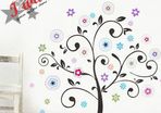 Nice Flower Tree & Vine Wall Sticker Art for Rooms