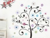 Nice Flower Tree & Vine Wall Sticker Art for Rooms