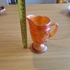 Carnival glass jug