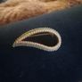 Stamped A595 1950s vintage brooch, no damage. D18 POST 3e Image 10