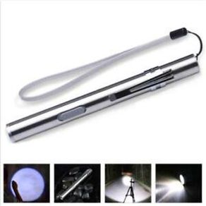 8000Lumens Pocket Tactical Flashlight Torch Work LED Pen T6 USB Rechargeable Light