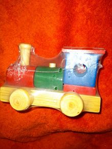 Wooden train/puzzle