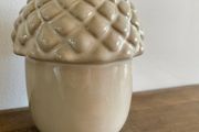 Ceramic acorn ornament