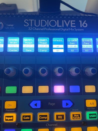 Presonus Studiolive Series 3 16/32 channel Mixer Motorised Faders