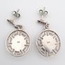 925 vintage sterling silver and lapis studs Image 4