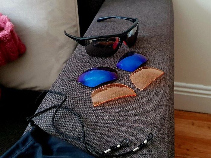 Sports Sunglasses Set with Interchangeable Lenses