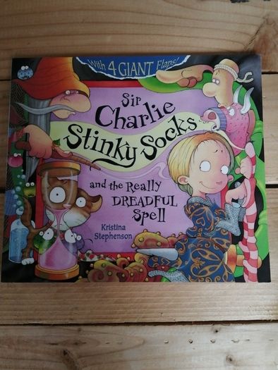 Sir Charlie Stinky Socks books by Kristina Stephenson