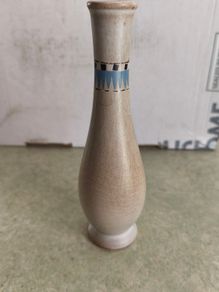 Small pottery bud vase may be Wast Germny.