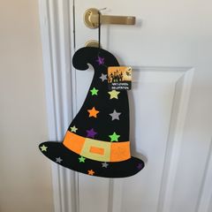 Witch Hat Halloween Felt Door/Wall Hanging Decoration