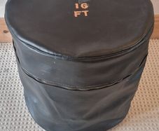 Naugahyde drum case bag 16 x 16 floor tom