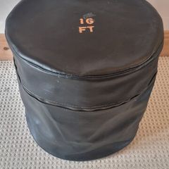 Naugahyde drum case bag 16 x 16 floor tom
