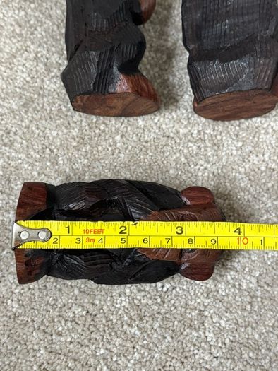 Wooden Hand Carved Three Wise Monkeys