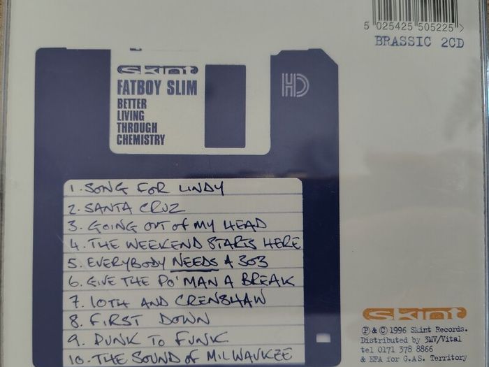 Fatboy Slim - Better Living Through Chemistry CD (1996) Electronic Big Beat EX+