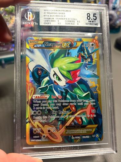 Shaymin EX 77a BGS 8.5 ( Near PSA 9 ) NM Pokemon Card