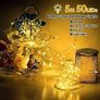 5M 16ft 50 LED Battery Operated Copper Wire Fairy String Lights, Waterproof Outdoor/Indoor Lights for Bedroom, Christmas, Parties, Wedding, Centerpiece Image 4