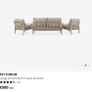 Jysk Syltholm 2.5 seater garden sofa and table Image 3