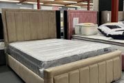 Double &amp; King Size Bed Frame With Mattress Opt