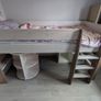 Popsicle mid-high bunk bed with integrated desk Image 2