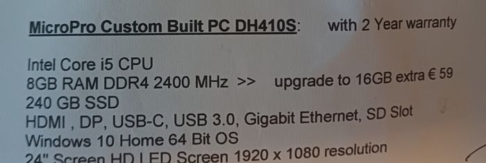Compaq PC For Sale