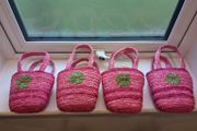 Girls pretty straw bags