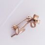 Rustic Flower Brooch Image 4