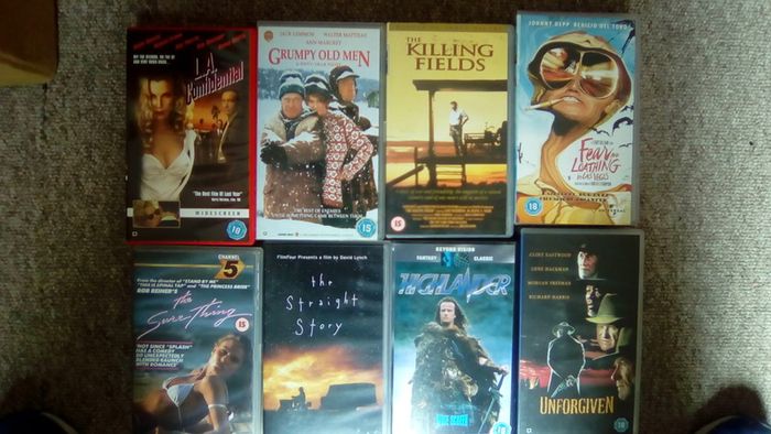Over 50 quality vhs films for sale