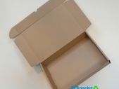 Lot of 10 pcs Large Flat Ecommerce eco-friendly box, postal & shipping size 42 x 29 x 8 cm top quality all brown double walled