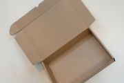 Lot of 10 pcs Large Flat Ecommerce eco-friendly box, postal &amp; shipping size 42 x 29 x 8 cm top quality all brown double walled