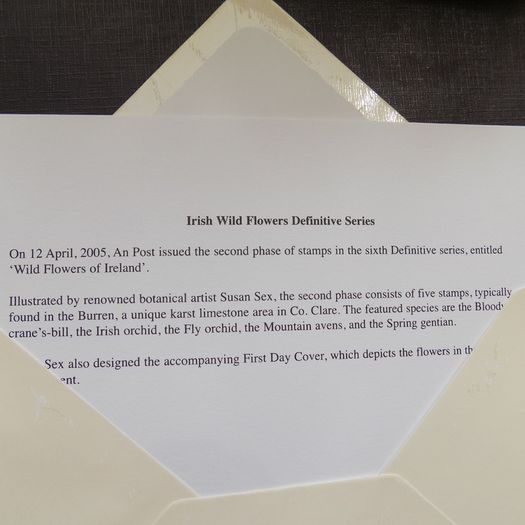 Ireland 2005.Wild Flowers series.FDC.6th Definitives.First Day Cover.FDC.