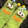 Fuzzy Alien Socks  Cozy & Whimsical Image 8