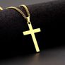 The Faith Cross Necklace  A Timeless Symbol of Belief Custom Engraving Image 2