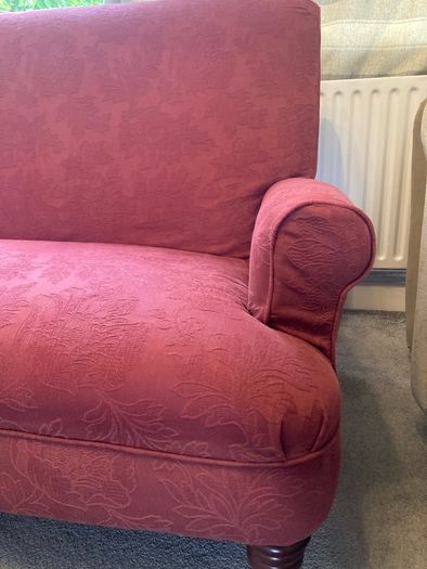 Red sofa