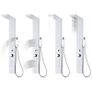 Shower Panel System Aluminium Matte White Image 2