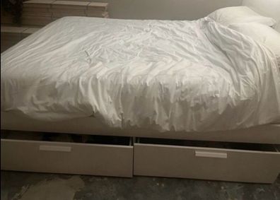 Ikea hemenes with mattress