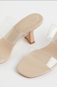 H&M clear mules
