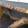Rustic Driftwood stove mantle / shelf Image 8