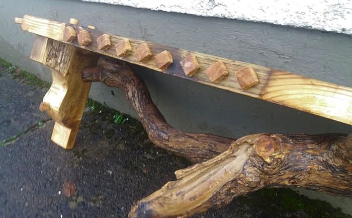 Rustic Driftwood Floating Shelf / Mantel