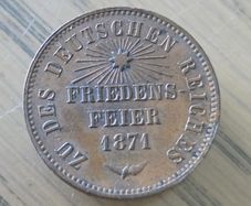 Baden 1 kreuzer 1871 Victory
