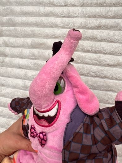 Disney Pixar Inside Out Bing Bong Talking Singing Plush Soft Pink Tomy approx. 28 cm. Used Please see photos