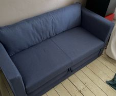 Compact Blue Sofa Bed