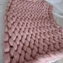 Chunky Knit wool blanket Image 2