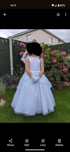Fabulous Cathy's Communion Dress and veil for sale