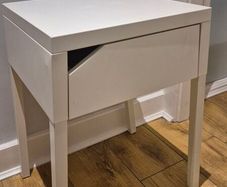 IKEA SELJE Bedside Table / Metal Locker - White