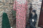 F&amp;F Plus size pink floral midi dress uk20