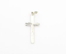 Tiny 925 Silver Cross Charm