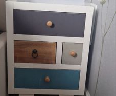 2 bedside drawer lockers