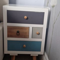 2 bedside drawer lockers