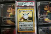 Wigglytuff ! Holo Rare ! FIRST EDITION ! from Jungle Set ! PSA 6 EX-MT ! 1999 ! Vintage Pokemon Card !
