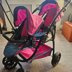 Dolls double pram