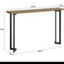 Console Table  hallway, entryway, bedroom, living room, as a console table, side table, end table, entryway table or even as a space-saving desk. Image 5